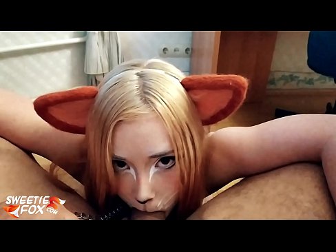 ❤️ Kitsune loro dick na kụkọba n'ọnụ ya ❤️ Anal porn ❌❤